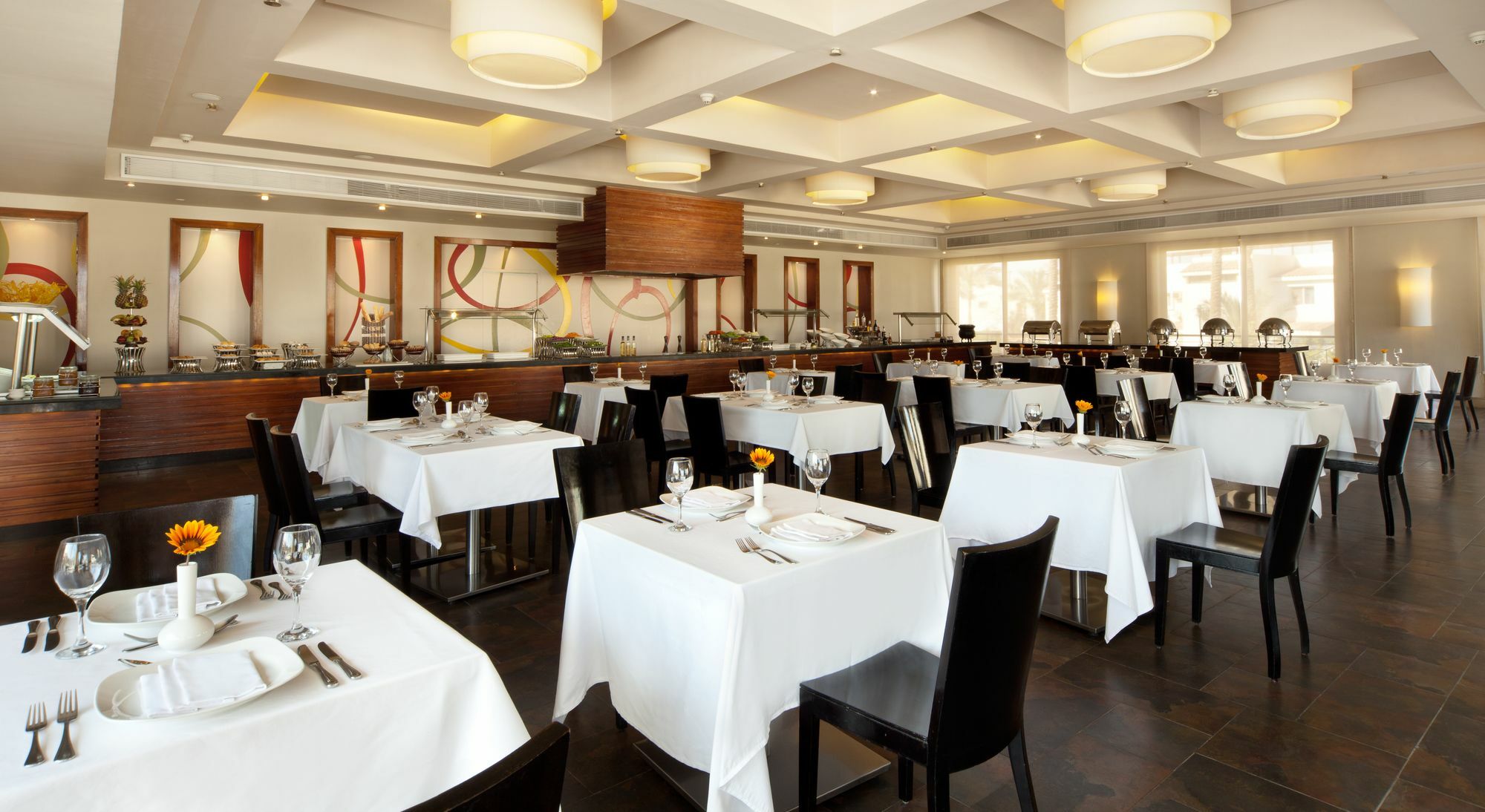 Jaz Little Venice Golf Resort Ain Sukhna Exterior foto The interior of the restaurant